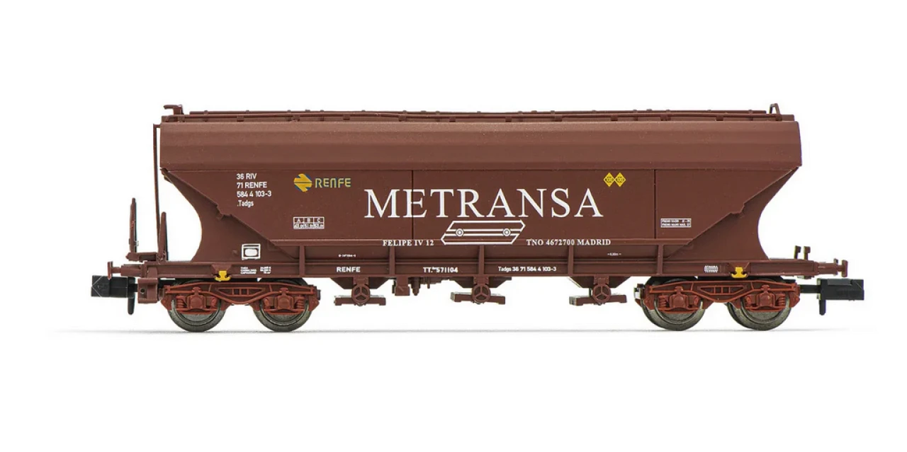 ARNOLD 80215695 N 4-achs. Schwenkdachwagen TT5 "Metransa", RENFE, Ep. IV – Bild 2