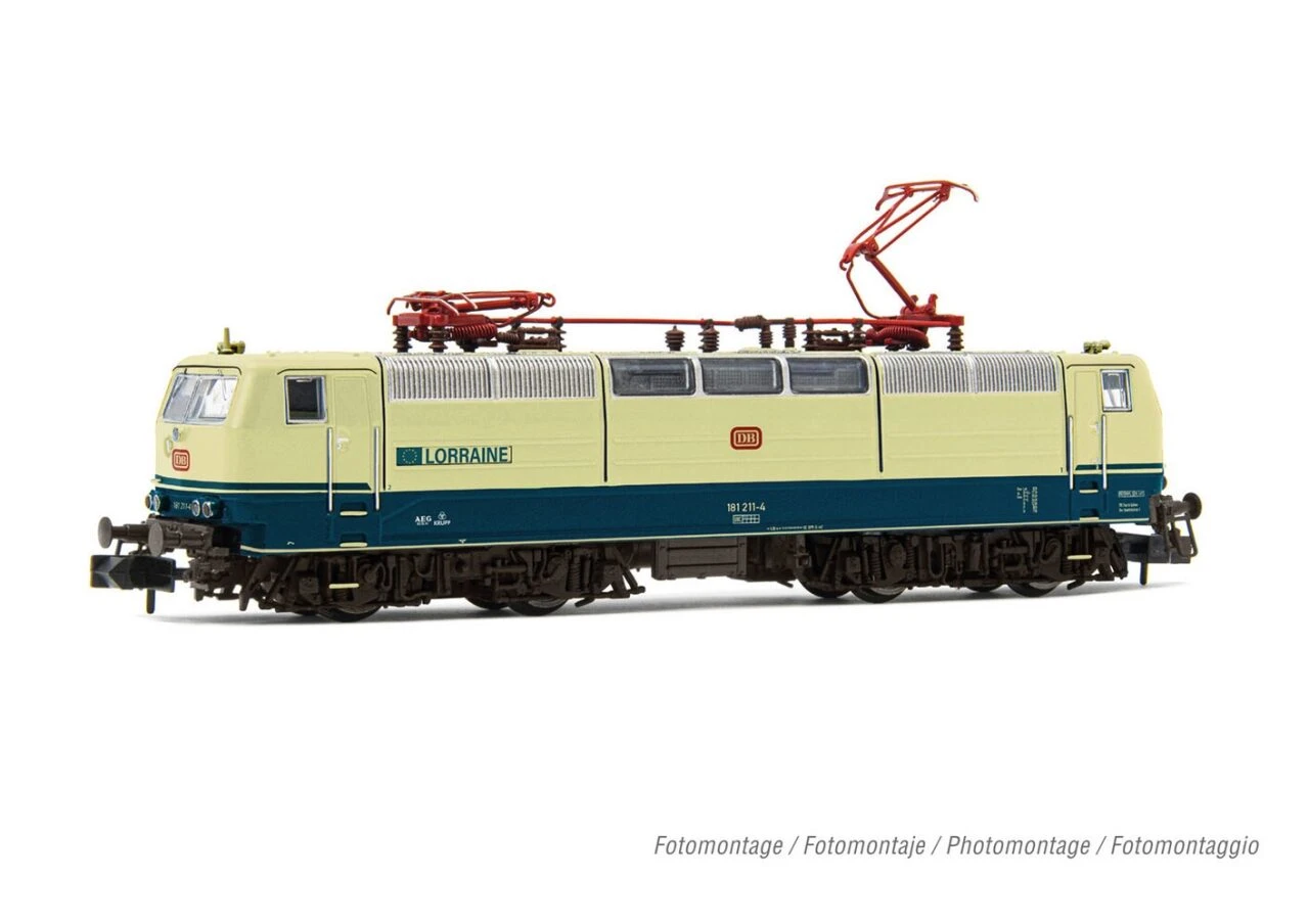 ARNOLD 80219844 N Elektrolokomotive 181 211-4 "LorraIne" Sound, DB, Ep. IV