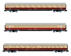 ARNOLD HN4364 N 3-tlg. Set Reisezugwagen „TEE Bavaria”, DB, Ep. IV