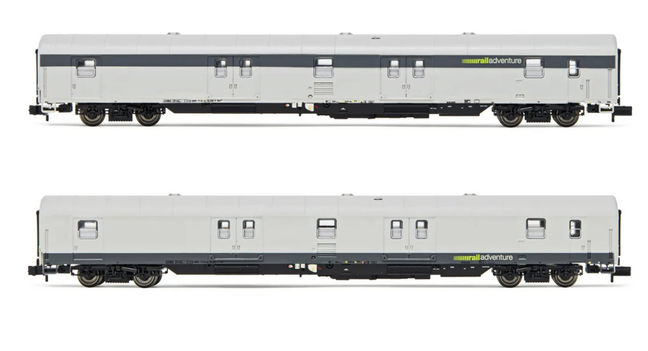 ARNOLD HN4419 N 2-tlg. Set 4-achs. Kuppelwagen (ex Post-mrz), RailAdventure, Ep. VI