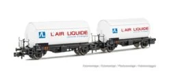 ARNOLD HN6526 N 2-tlg. Set 2-achs. Gaskesselwagen „Air Liquide", SNCF, Ep. IV-V