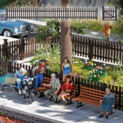 BUSCH 10240 SPUR 0 Lattenzaun Aus Echtholz