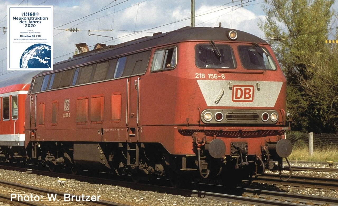 FLEISCHMANN 724300 N Diesellokomotive BR 218 Sound, DB AG, Ep. V