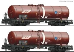 FLEISCHMANN 825814 N 2-tlg. Set: Kesselwagen KVG, PKP, Ep. V