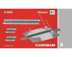 FLEISCHMANN 919002 N Gleisset Bahnübergang (BÜ)