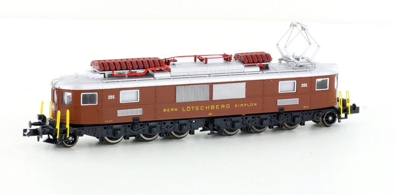 HOBBYTRAIN H10180 N E-Lok Ae 6/8 8-achsig Nr. 205 Braun, BLS / SBB, Ep. V