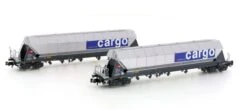 HOBBYTRAIN H23465 N 2er Set "Zuckerwagen" Bauart Tagnpps, SBB Cargo, Ep. V