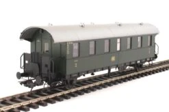 LENZ 41120-08 SPUR 0 Donnerbüchse Bi-28 (ex Ci) 2. Klasse Flaschengrün (RAL6007), DB, Ep. III