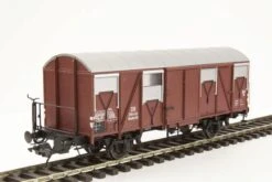 LENZ 42243-01 SPUR 0 Gedeckter Güterwagen Gmmhs56 Mit Bühne (Alu-Dach), DB, Ep. III