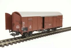 LENZ 42250-01 SPUR 0 Gedeckter Güterwagen Glt23 Dresden Fronttüren, DB, Ep. III