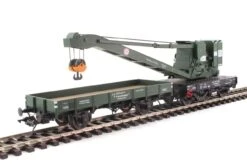 LENZ 42450-06 SPUR 0 Kran Wyhlen Grün Mit Schutzwagen, DB, Ep. V