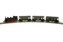 LENZ 43298-02 SPUR 0 Zug-Set BR98.8 Mit 3 Lokalbahnwagen, DRG, Ep. II