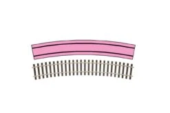 LENZ 45022 SPUR 0 Gleis Gebogen R2, Radius 1028,7 Mm