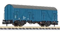 LILIPUT L265043 N Bahndienstwagen Gerätewagen 633 Ozeanblau Bretterwände, DB, Ep. IV