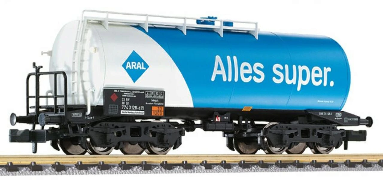 LILIPUT L265997 N Kesselwagen Bauart Deutz 630 Hl "ARAL", DB, Ep. IV-V