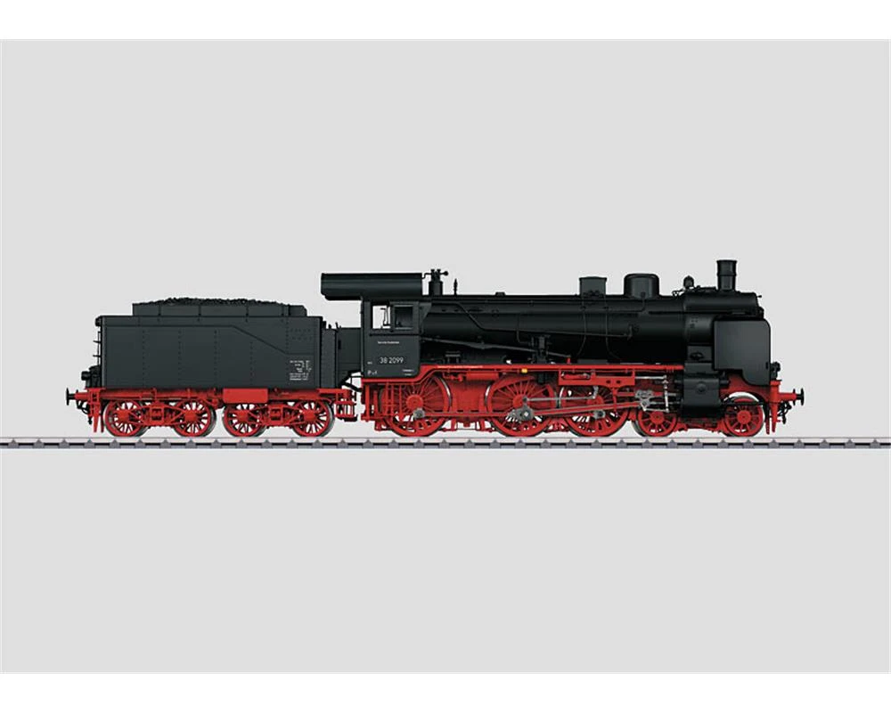 MÄRKLIN 55383 SPUR 1 Dampflokomotive Mit Schlepptender BR 38.10-40, DB, Ep. III