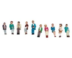 MÄRKLIN 56404 SPUR 1 Figurengruppe "sitzende Reisende", Ep. III-V