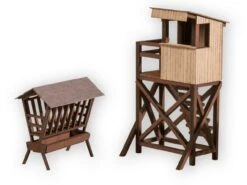 NOCH 67137 SPUR 0 Jägerstand & Futterkrippe