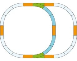 PIKO 35302 G Gleis Ergänzungs-Set Überholgleis
