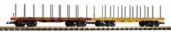 PIKO 38774 G 2er Set Rungenwagen, UP