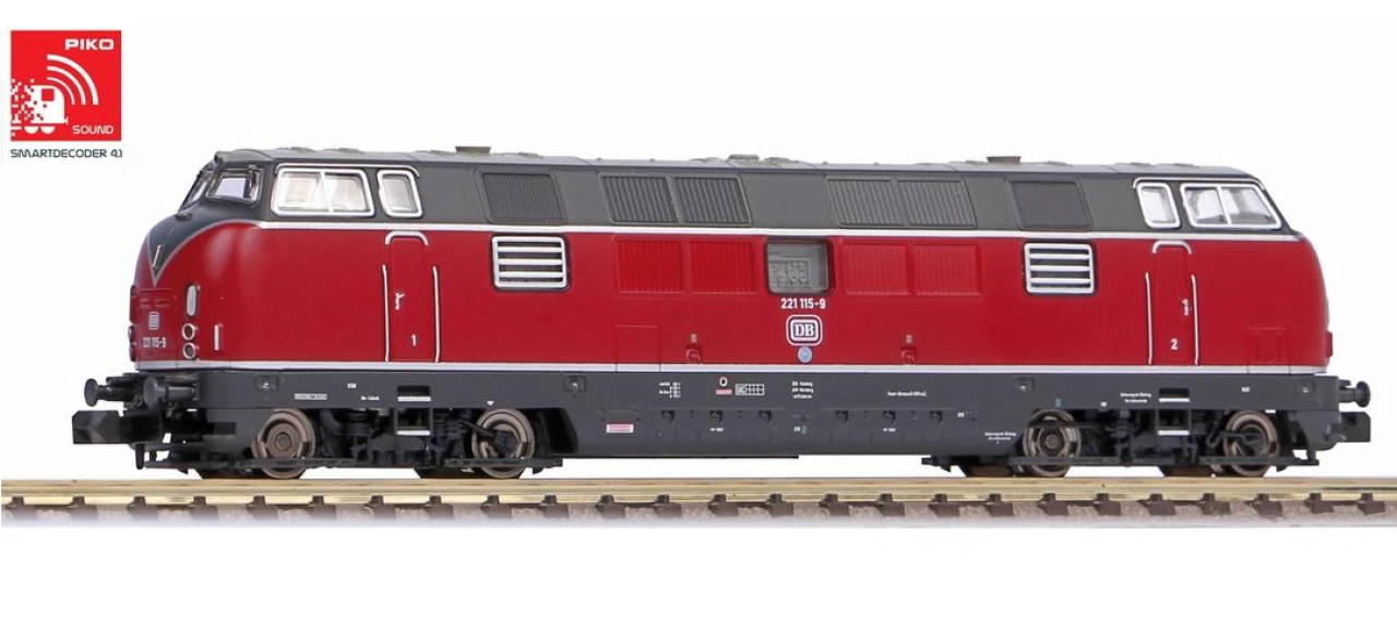 PIKO 40501 N Sound-Diesellokomotive BR 221, DB, Ep. IV