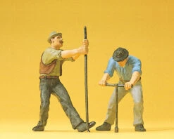 PREISER 45009 G 2 Gleisbauarbeiter Mit T-Schl