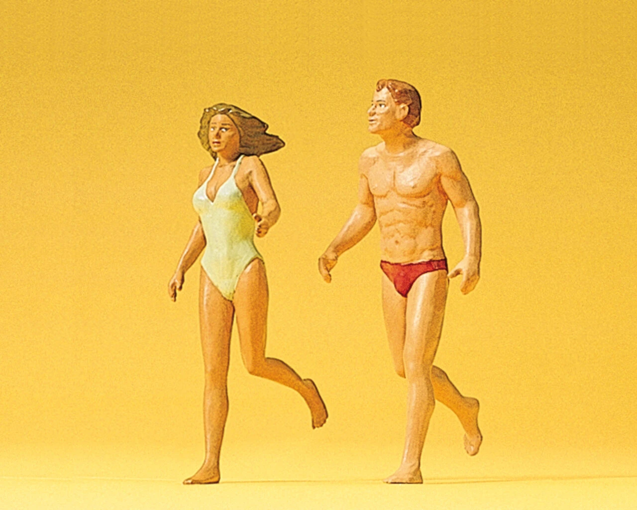 PREISER 45018 G Laufendes Paar Am Strand