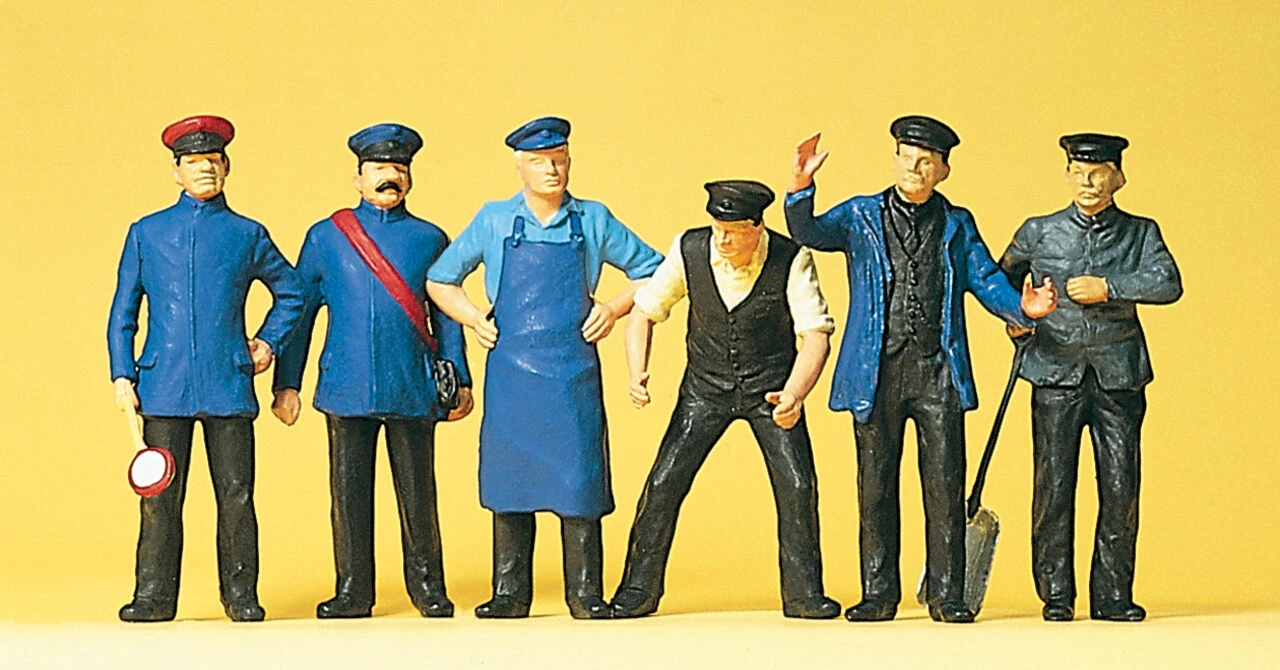 PREISER 45153 G Bahnpersonal