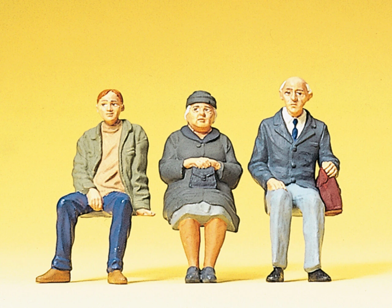 PREISER 63055 SPUR 1 Sitzende Reisende