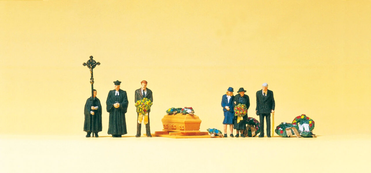 PREISER 79193 N Beerdigung, Evangelischer Geistlicher