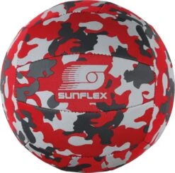 SUNFLEX 74341 BEACH AND FUNBALL SIZE 5 CAMO RED