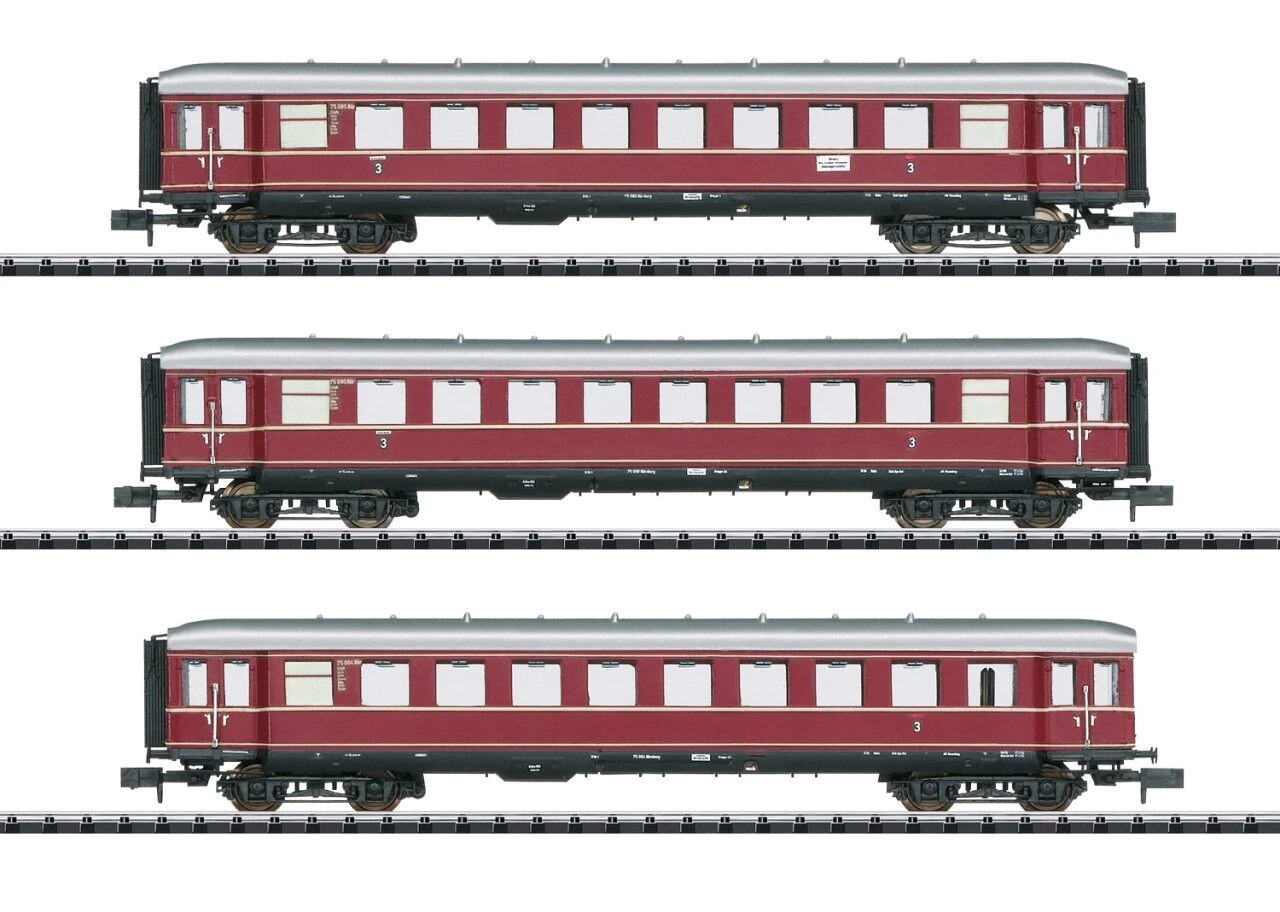 TRIX 15405 N Wagen-Set C4ylf-43/52 "Die Roten Bamberger" Teil 1, DB, Ep. III