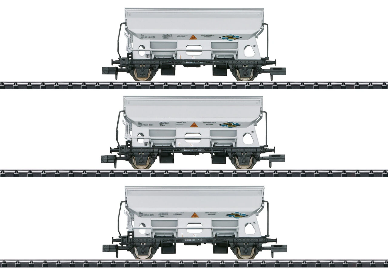 TRIX 15511 N Güterwagen-Set "Seitenentladewagen" Tds, NS, Ep. IV