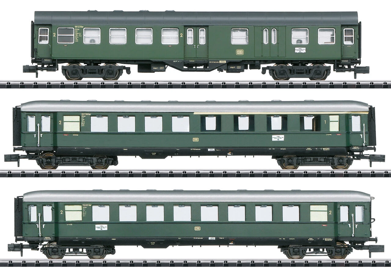TRIX 18209 N Wagen-Set "Eilzug Im Donautal", DB, Ep. III
