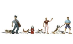 WOODLAND SCENICS WA2768 SPUR 0 Leute Und Hunde